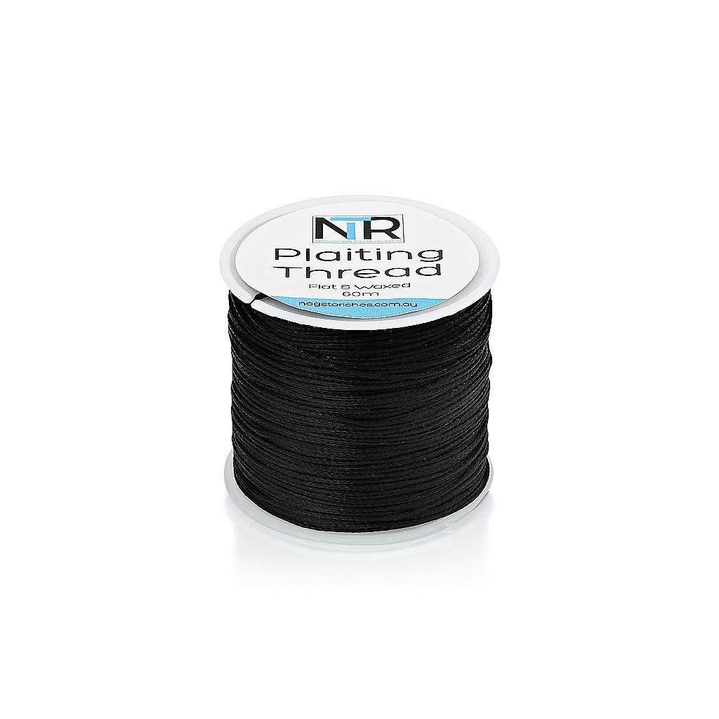 NTR Plaiting Thread Black 60mtrs-0