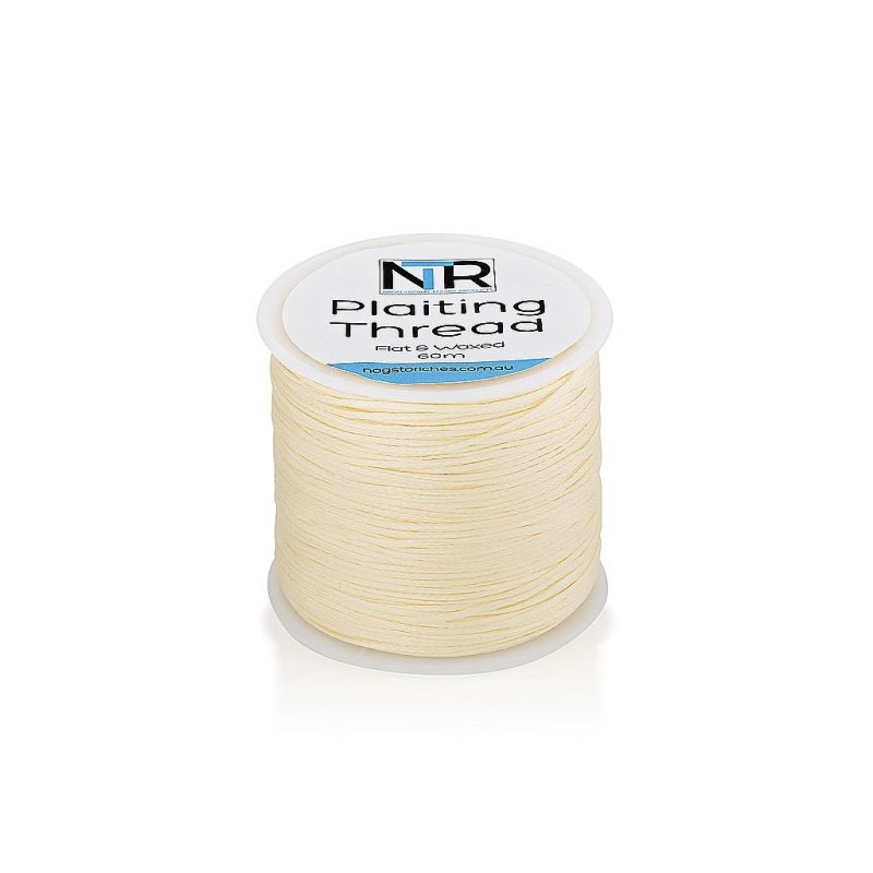 NTR Plaiting Thread Cream 60mtrs-0