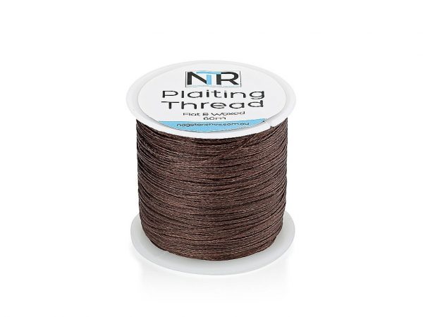 NTR Plaiting Thread Brown 60mtrs-0