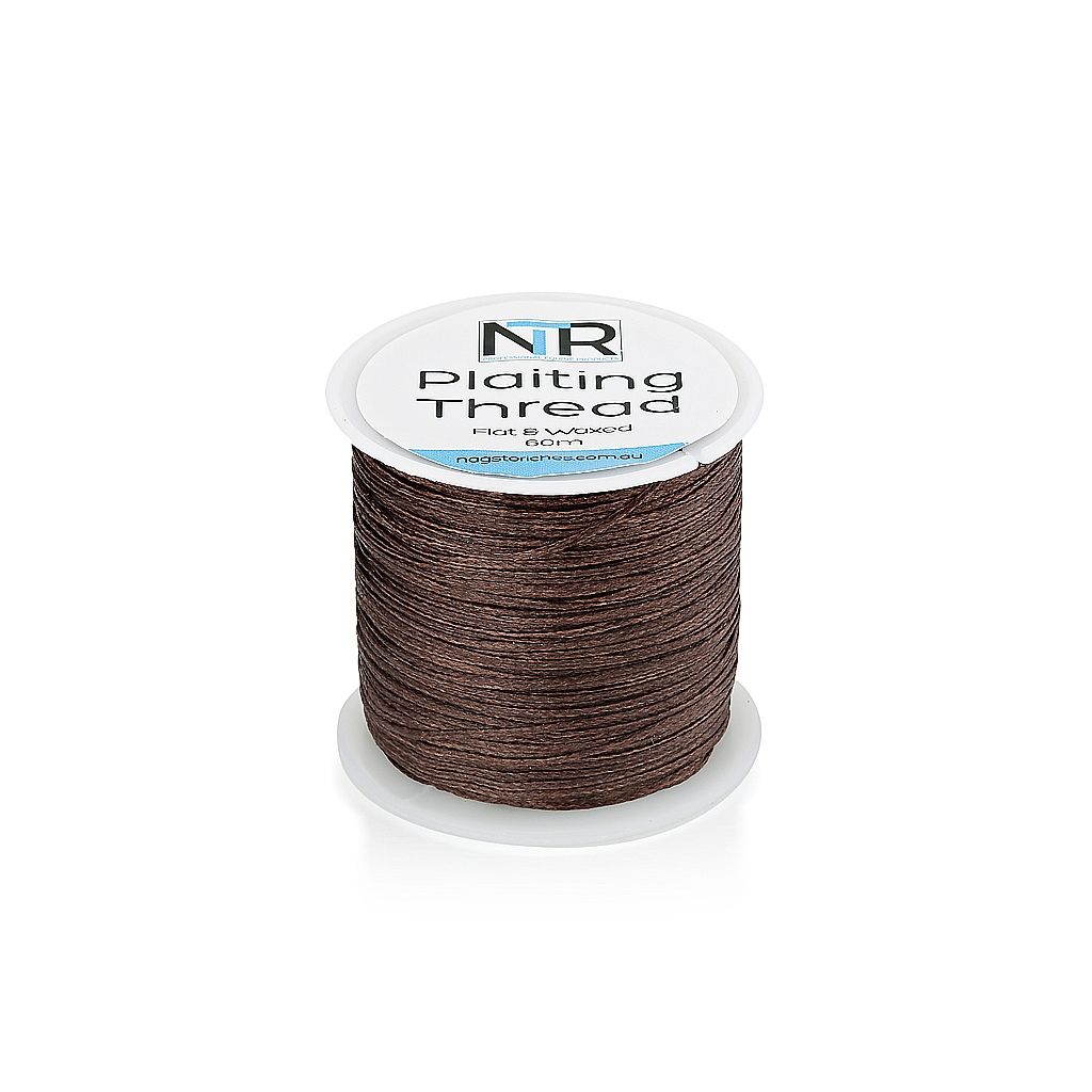 NTR Plaiting Thread Brown 60mtrs-0