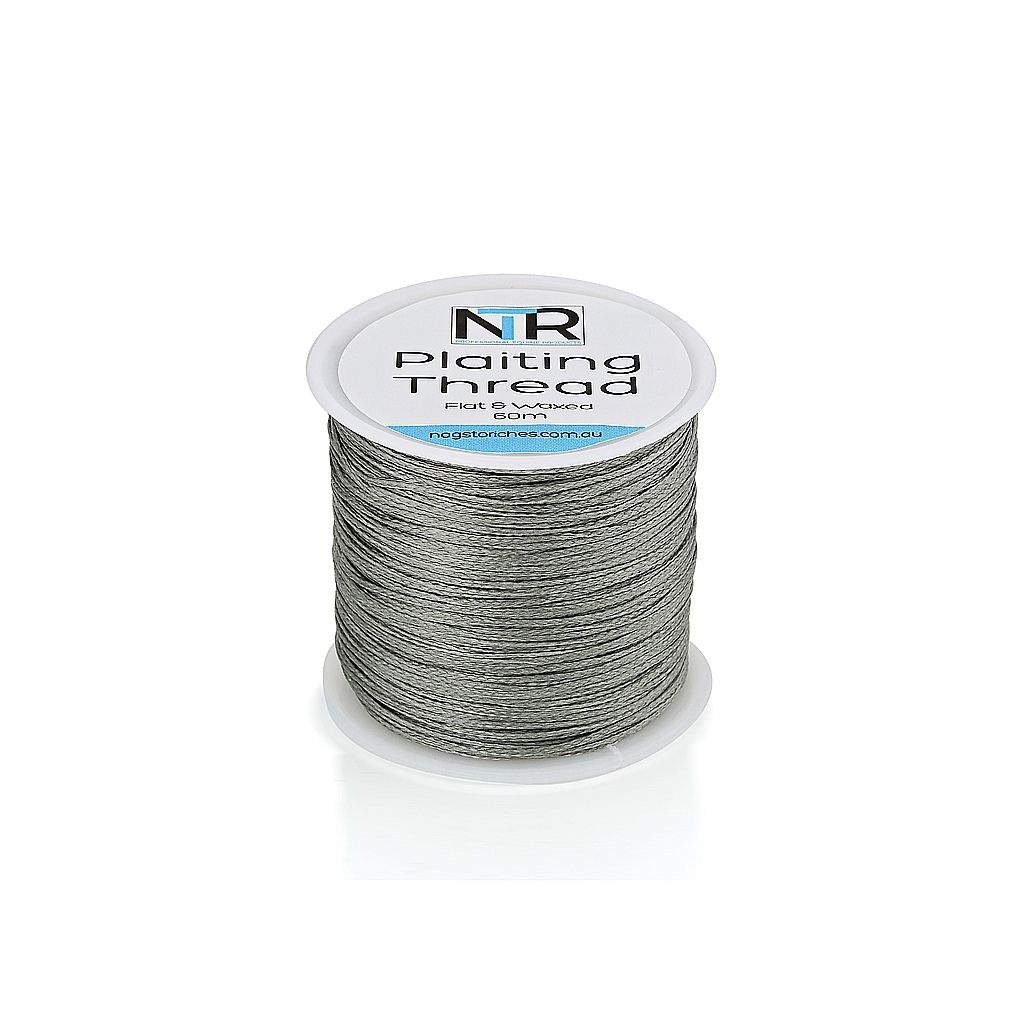 NTR Plaiting Thread Grey 60mtrs-0