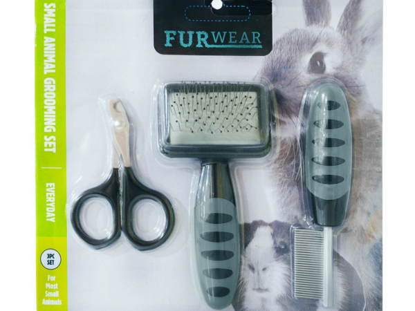 Furwear Small Animal 3 Piece Grooming Kit-0