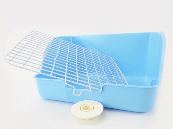 Medium Square litter tray blue-0