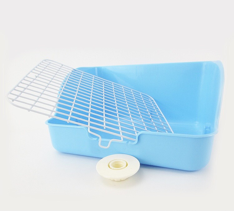Medium Square litter tray blue-0