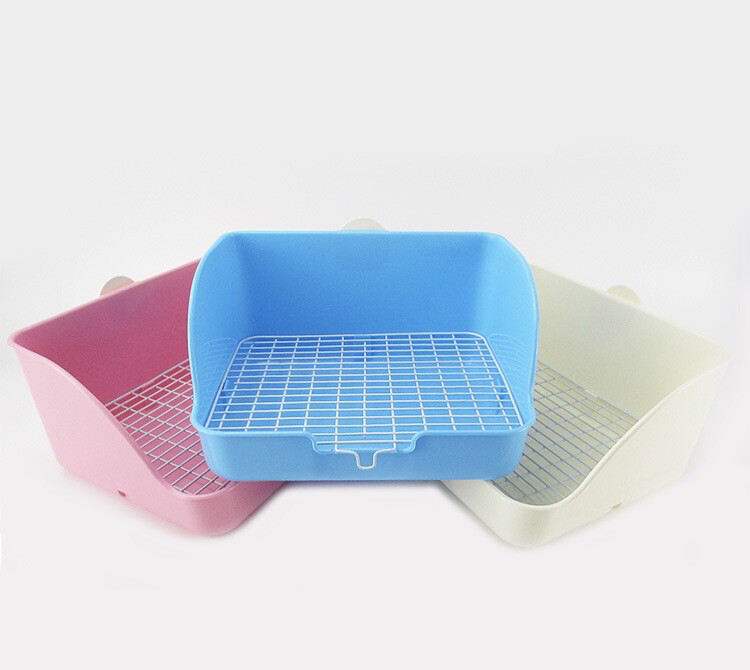 Medium Square litter tray pink-0